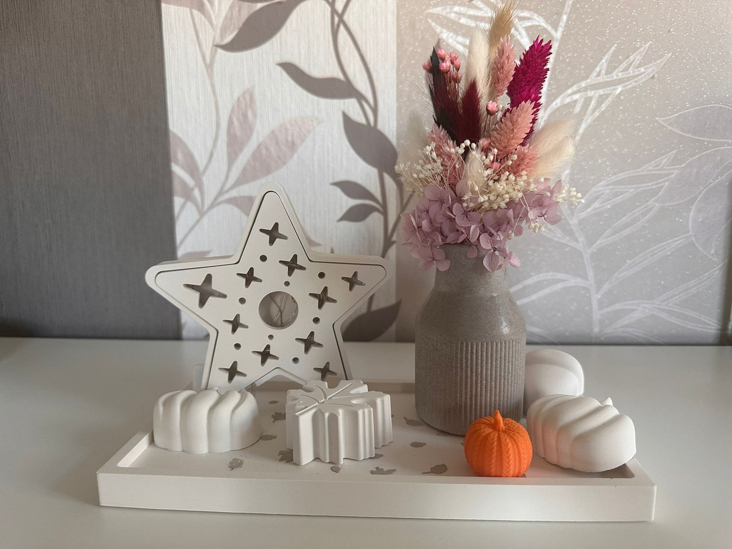 Deko-Stern aus Keracraft mit Sternmotiven Herzberg Crafts