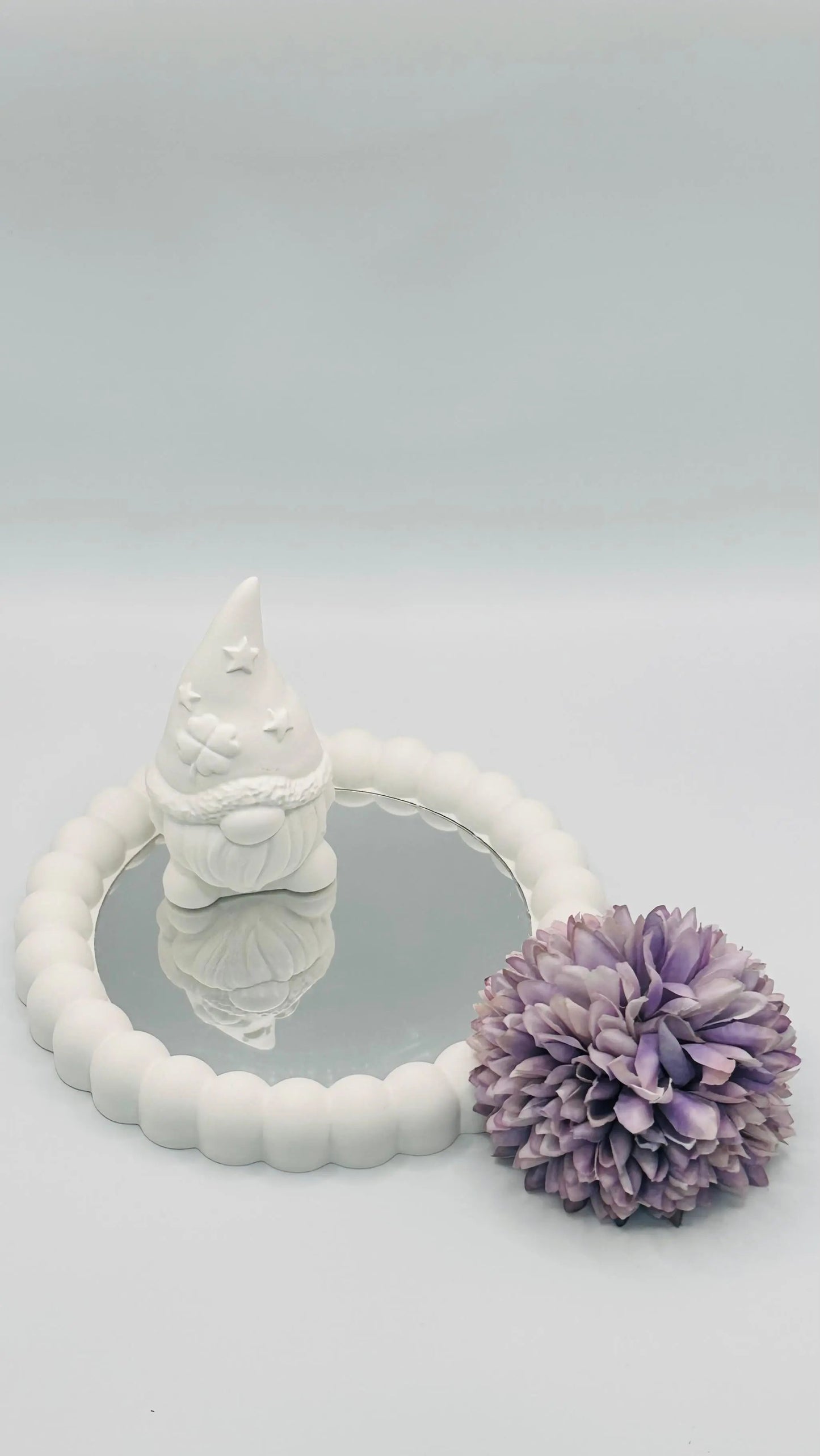 Keracraft Spiegel-Untersetzer mit Blasenrand Herzberg Crafts