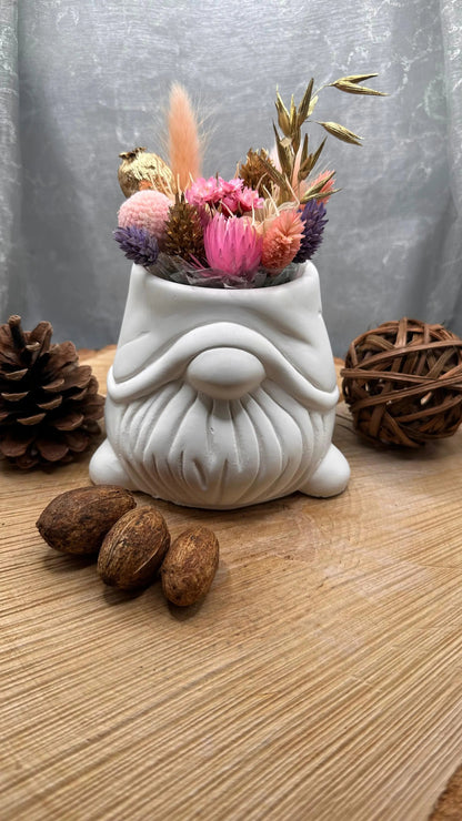 Dekorative Keracraft Schale in Form eines Wichtels Herzberg Crafts