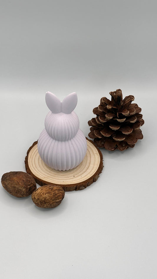 Keracraft Osterhase geriffelt in Weiß Herzberg Crafts