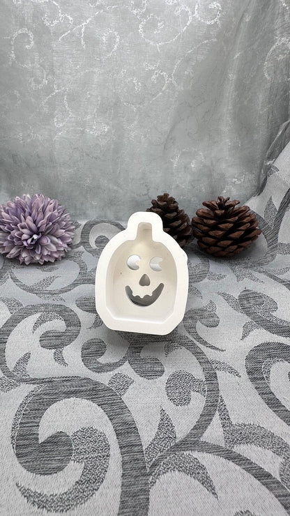 Keracraft Lichtkürbis mit Mondaugen  unbeleuchtet. 
Herzberg Crafts