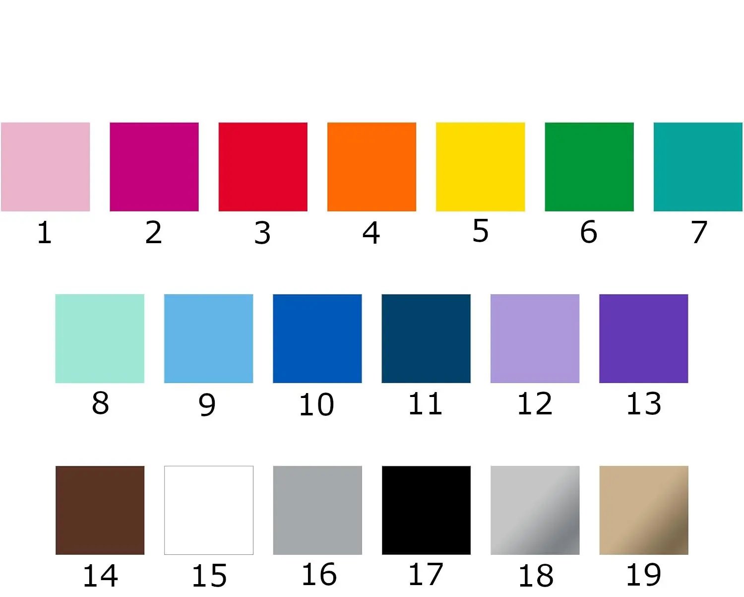 Farbauswahl für die Schrift der Personalisierung Herzberg Crafts