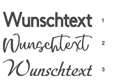 3 Schriftarten für die Personalisierung Herzberg Crafts